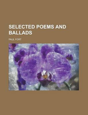 Book cover for Selected Poems and Ballads