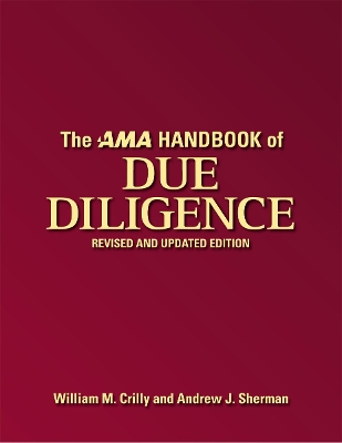 Book cover for The AMA Handbook of Due Diligence