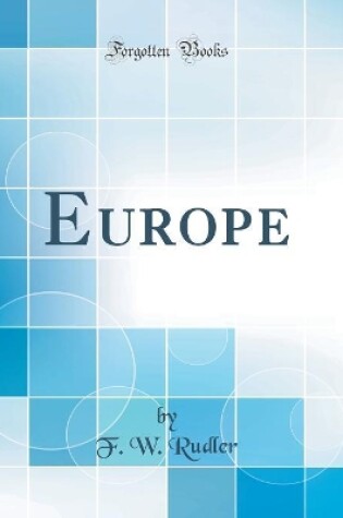 Cover of Europe (Classic Reprint)