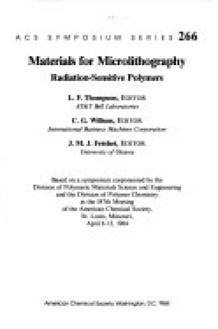 Cover of Materials for Microlithography