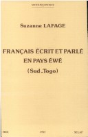 Cover of Francais Ecrit Et Parle En Pays Ewe (Sud-Togo)