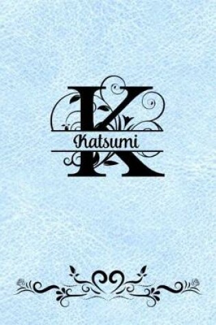 Cover of Split Letter Personalized Name Journal - Katsumi