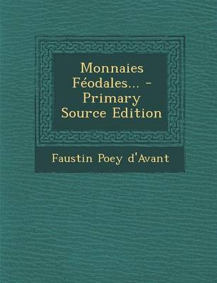 Book cover for Monnaies Feodales...