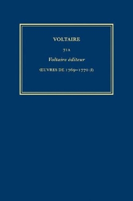 Book cover for Complete Works of Voltaire 71A