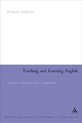 Book cover for Teaching and Learning English