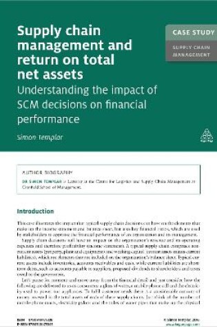 Cover of Case Study: Supply Chain Management and Return on Total Net Assets