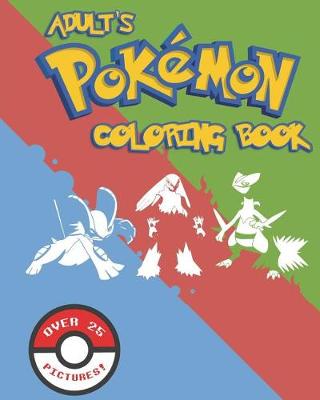 Book cover for Adult's Pokemon Coloring Book