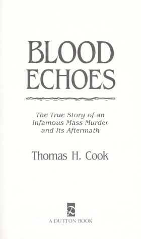 Book cover for Cook : Blood Echoes