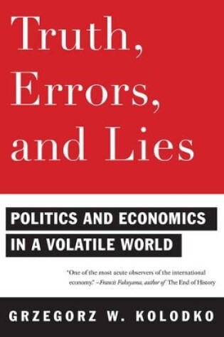 Cover of Truth, Errors, and Lies