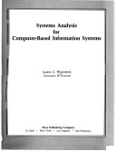 Book cover for Systems Analysis for Computer-based Information Systems