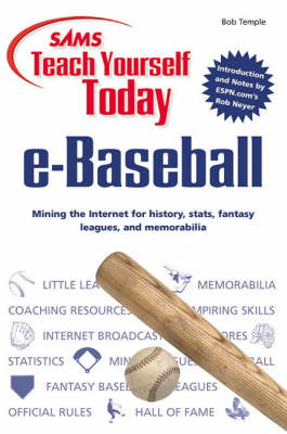 Book cover for Sams Teach Yourself e-Baseball Today