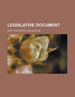 Book cover for Legislative Document