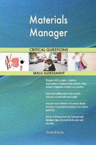 Cover of Materials Manager Critical Questions Skills Assessment