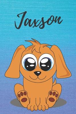 Book cover for Jaxson dog coloring book / notebook / journal / diary