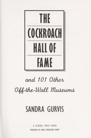 Cover of Cockroach Hall of Fame