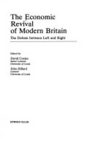 Cover of The Economic Revival of Modern Britain