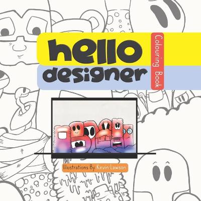 Book cover for Hello Designer Colouring Book
