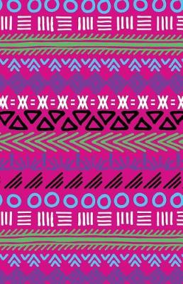 Cover of Journal Notebook Tribal Art Pattern Pink