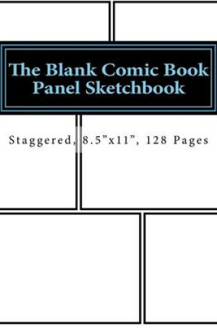 Cover of The Blank Comic Book Panel Sketchbook