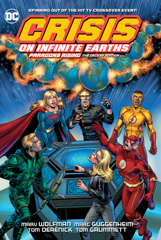 Book cover for Crisis on Infinite Earths Deluxe Edition
