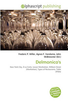 Book cover for Delmonico's