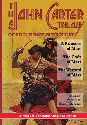 Book cover for The John Carter Trilogy of Edgar Rice Burroughs