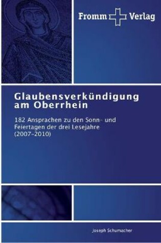 Cover of Glaubensverkundigung am Oberrhein