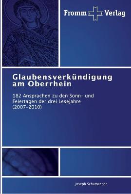 Book cover for Glaubensverkundigung am Oberrhein