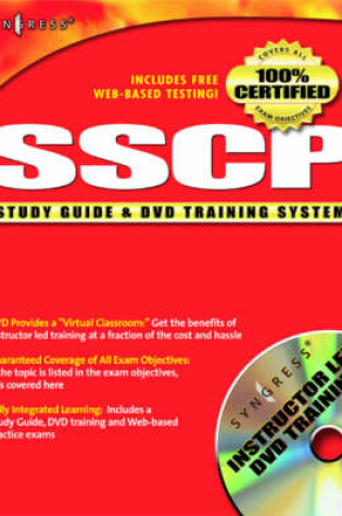 Cover of SSCP Systems Security Certified Practitioner Study Guide and DVD Training System