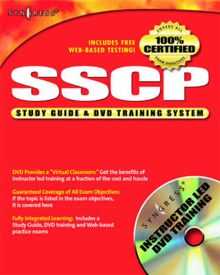 Book cover for SSCP Systems Security Certified Practitioner Study Guide and DVD Training System