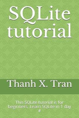 Book cover for SQLite tutorial