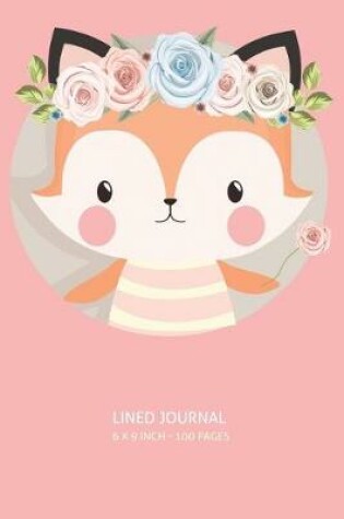 Cover of Cute Fox Lined Journal