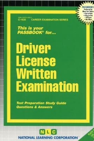 Cover of Driver License Written Examination