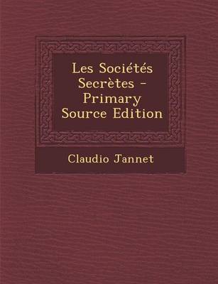 Book cover for Les Societes Secretes