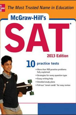 Cover of McGraw-Hill's SAT 2013
