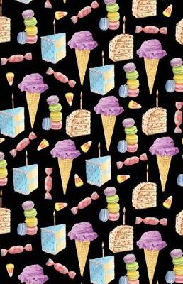 Book cover for Bullet Journal Birthday Cake and Ice Cream Cones Pattern