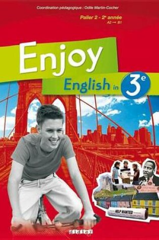 Cover of Enjoy English 3e - Manuel Numerique Eleve