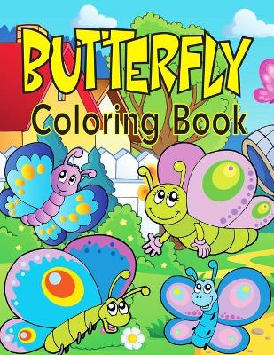 Book cover for Butterfly Coloring Book