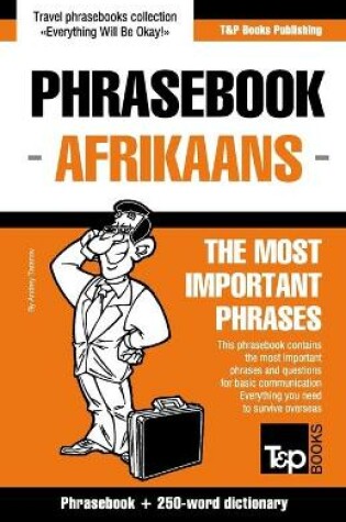 Cover of English-Afrikaans phrasebook and 250-word mini dictionary