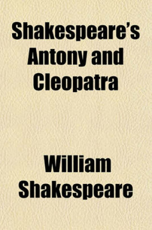 Cover of Shakespeare's Antony and Cleopatra