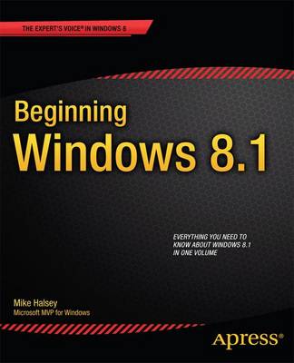 Book cover for Beginning Windows 8.1