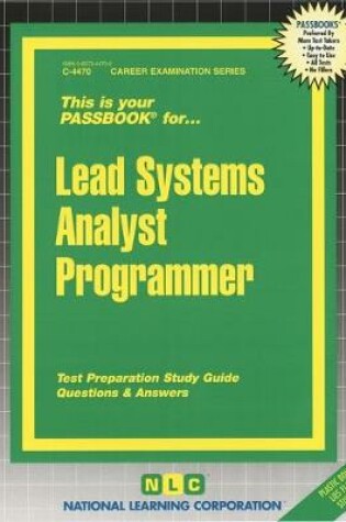 Cover of Lead Systems Analyst Programmer