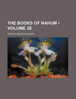 Book cover for The Books of Nahum (Volume 28)