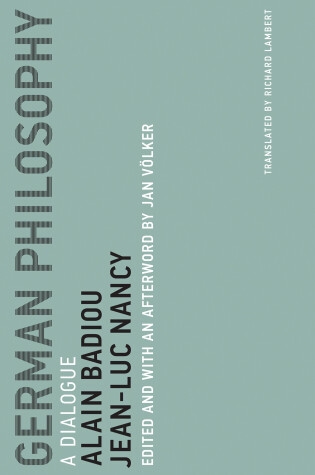 Cover of German Philosophy
