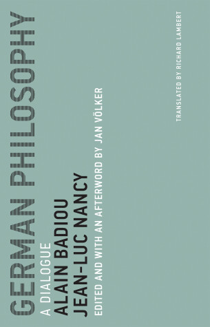 Book cover for German Philosophy