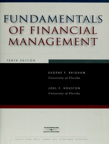 Book cover for Fund Fin Mgmt