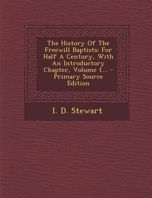 Book cover for The History of the Freewill Baptists