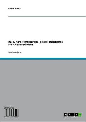 Book cover for Das Mitarbeitergesprach