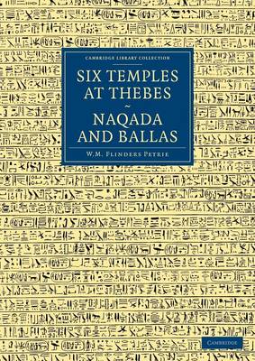 Cover of Six Temples at Thebes, Naqada and Ballas