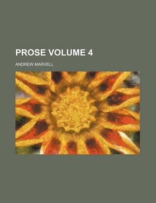 Book cover for Prose Volume 4